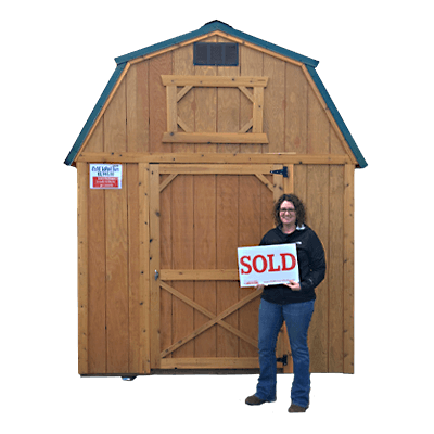 Hickory Sheds Happy Owners